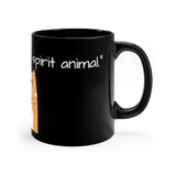 Spirit Animal 11oz Black Mug