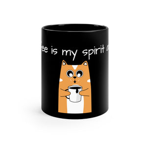 Spirit Animal 11oz Black Mug