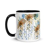 Sapphire Blooms Mug