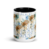 Sapphire Blooms Mug