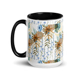 Sapphire Blooms Mug