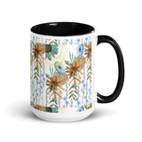 Sapphire Blooms Mug