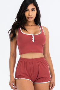 Brick 2pc shorts-set