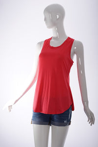 Sleeveless Coral Top