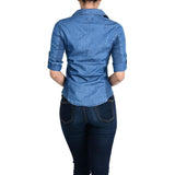 Denim Top with sleeves - Tops