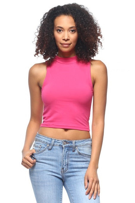 Hot Pink Crop Top