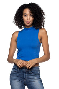 Royal Blue Crop Top