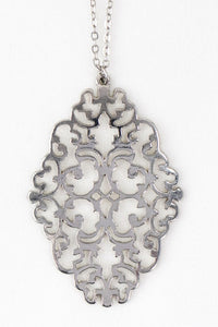 Silver Filigree pendant necklace